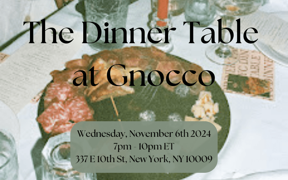 Dinner Party,Meet New People,Explore NYC