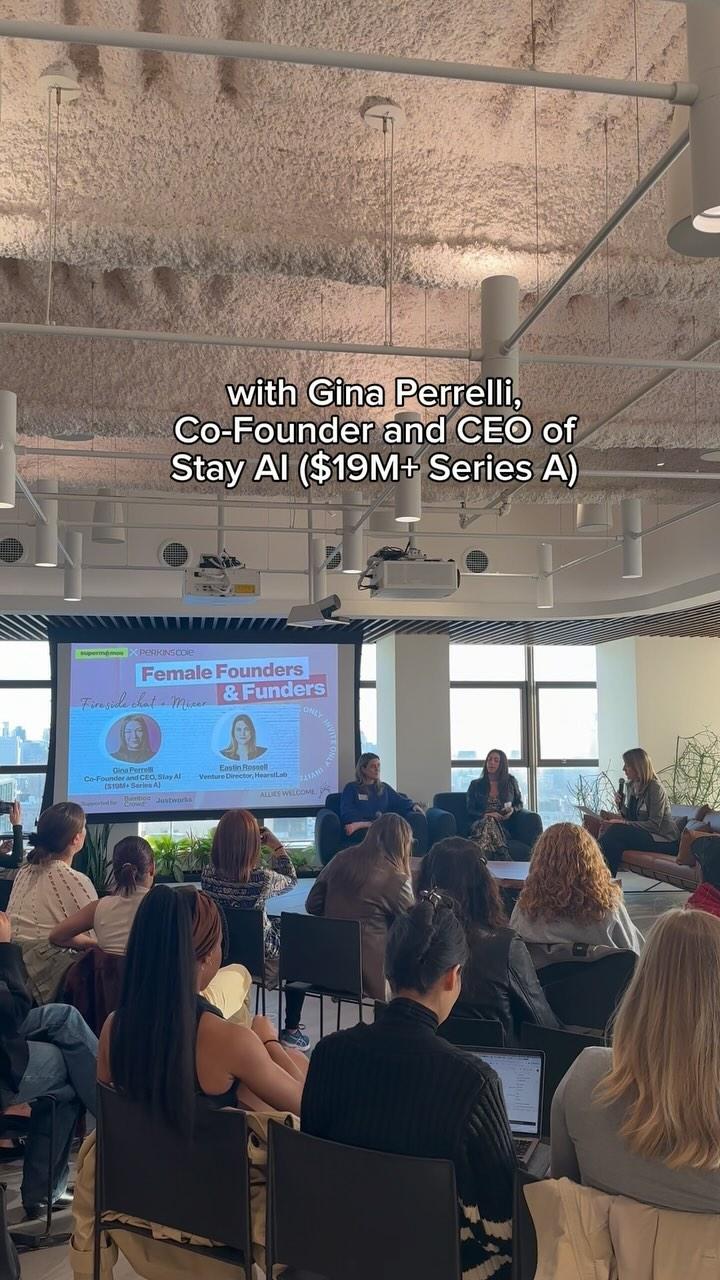 Female founders & funder series is a monthly series co-hosted with Perkins Coie. Next one is up on our website🩷
#female #founder #tech #nyc